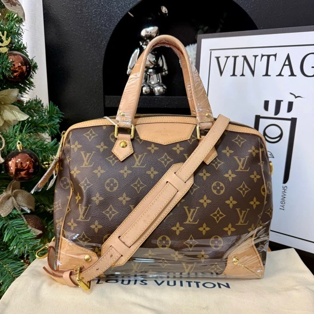 99新 LouisVuitton/路易威登 retiro机场包 正品全原时尚二奢女包
