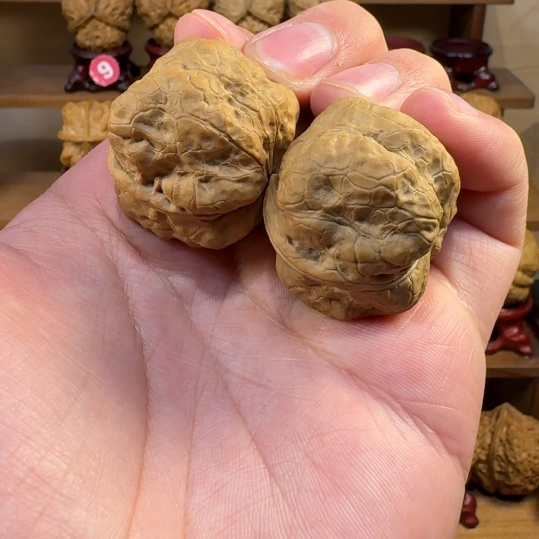 铁核桃把件肌肉尊金蟾三棱