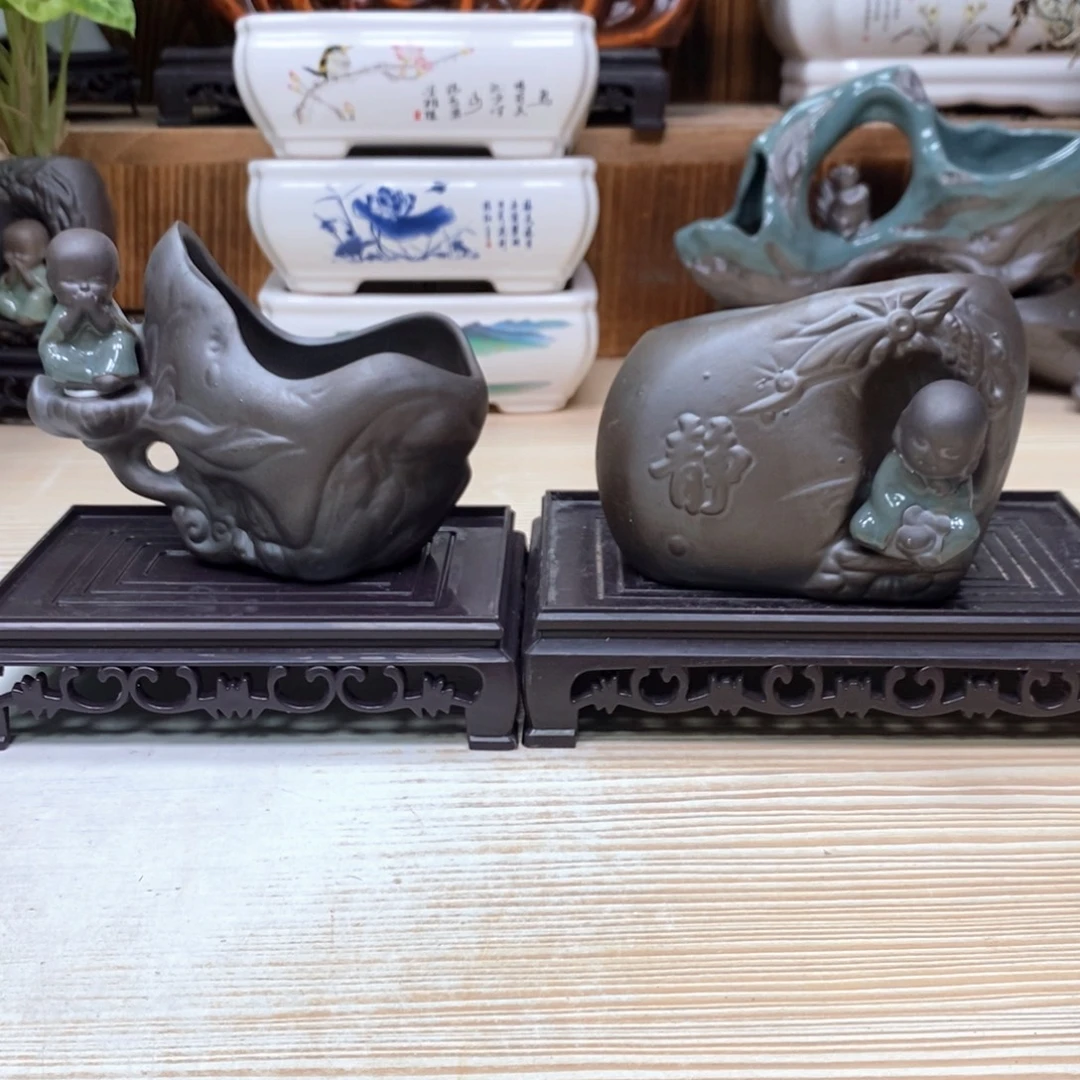 紫砂花盆紫砂陶瓷花盆抢购