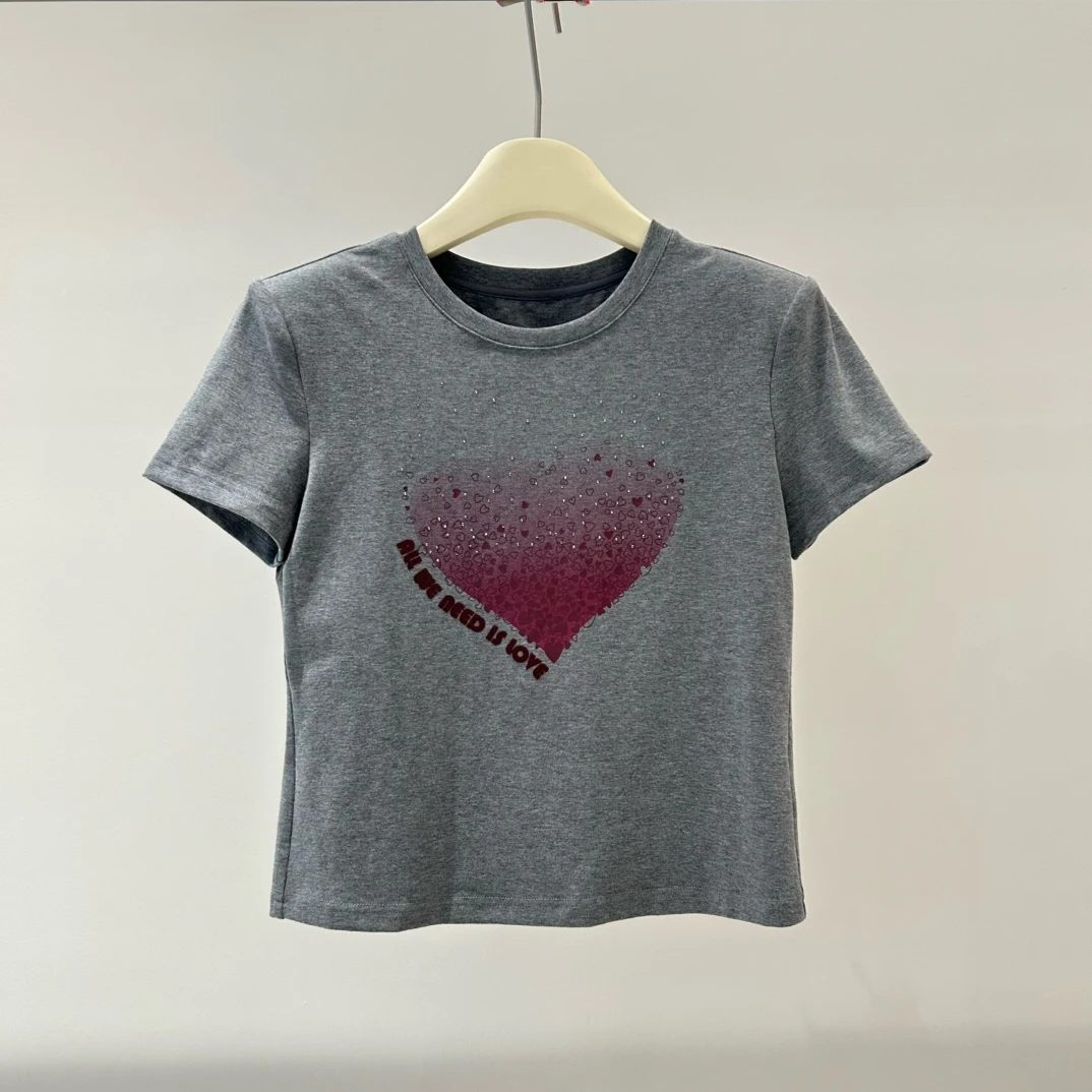 迪家同款圆领字母ol休闲短袖T恤Y562638