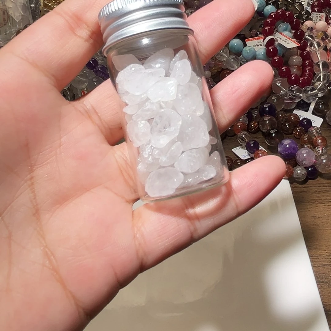 水晶手链未镶嵌喜马拉雅白水晶消磁石