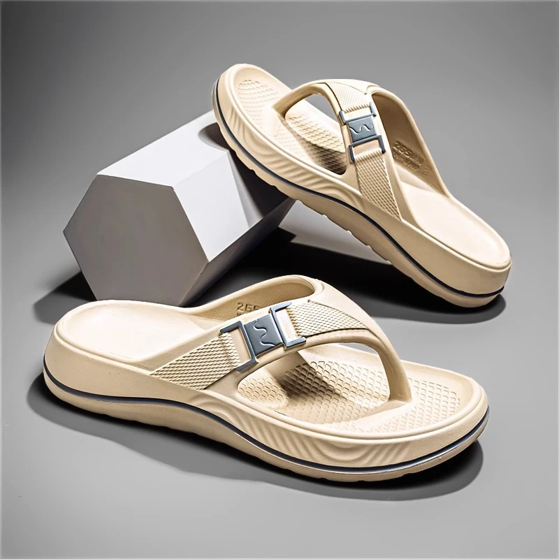 HAMOLENA人字拖男夏季外穿新款踩屎感拖鞋男士运动防滑人字拖凉鞋