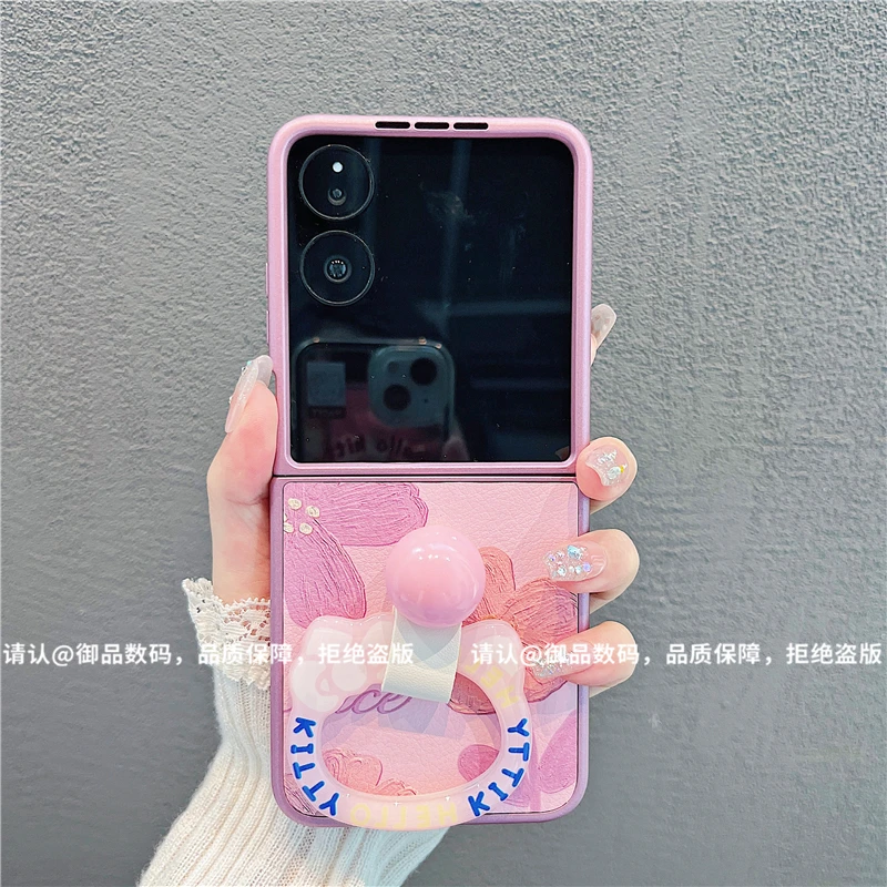 （小米mixflip系列）金属折叠皮纹适用小米mixflip手机壳个性防摔潮