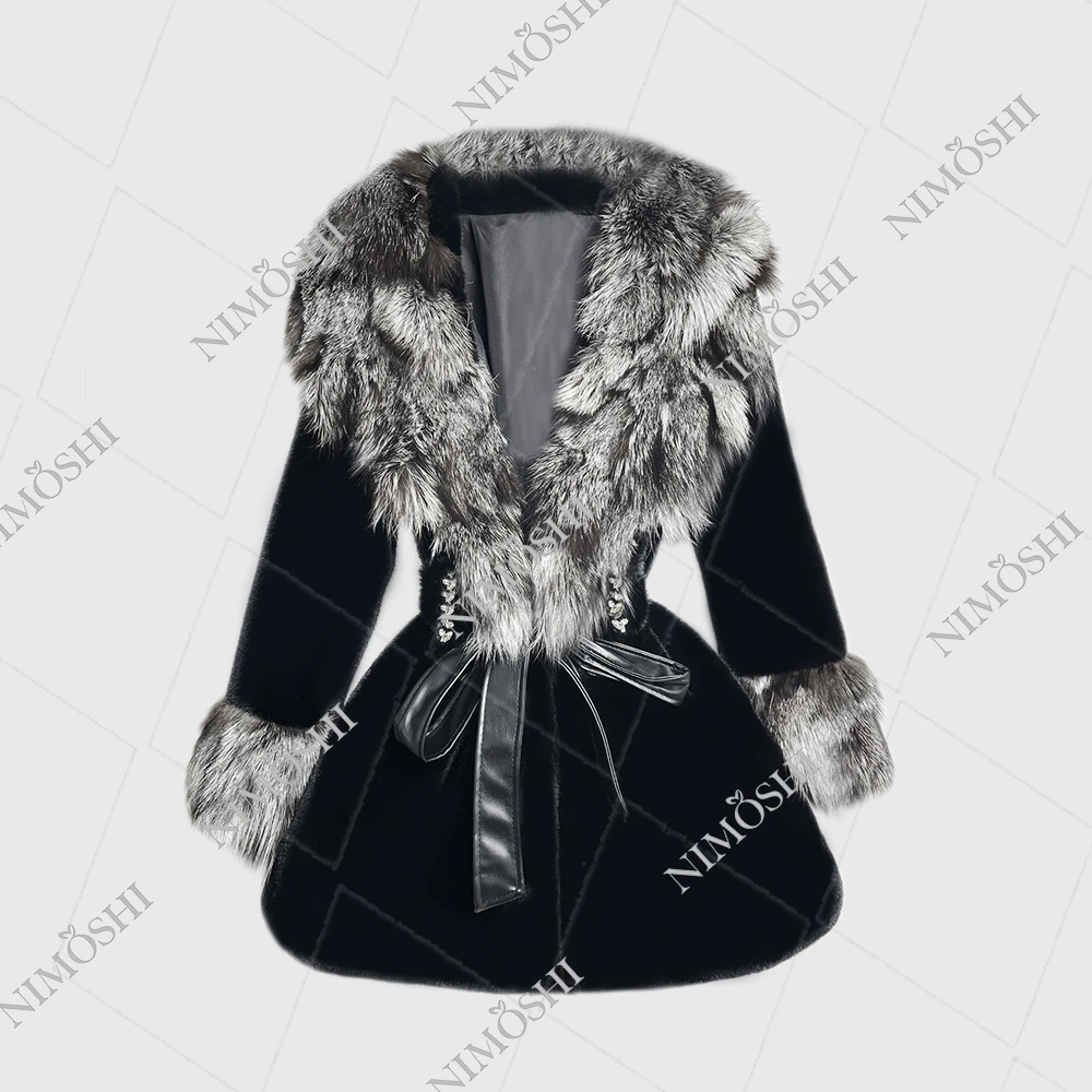 【夏夏专属】欧式渐变色感挑染中长款外套女休闲百搭L5157