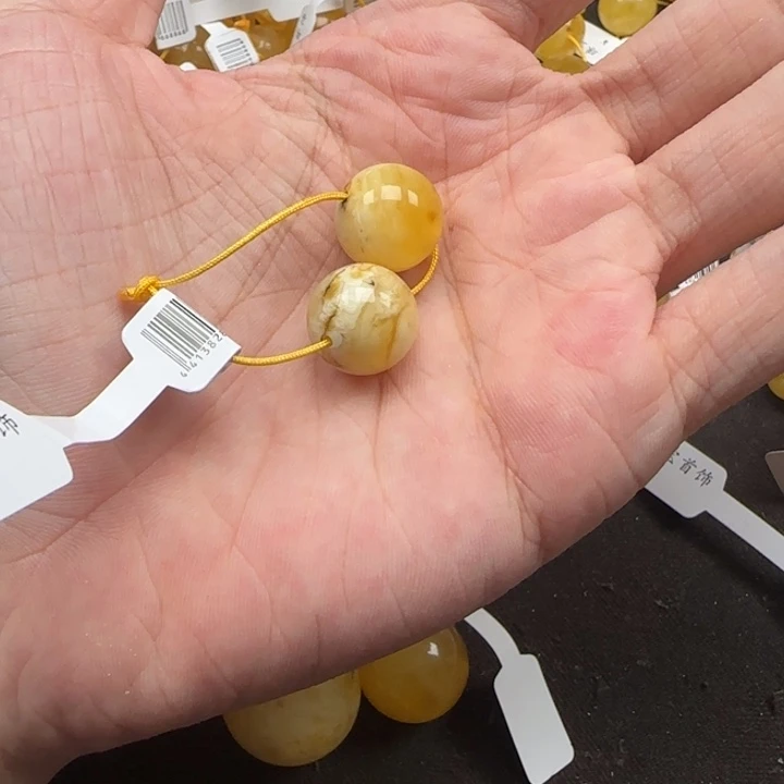 蜜蜡未镶嵌珠宝奇石天然22