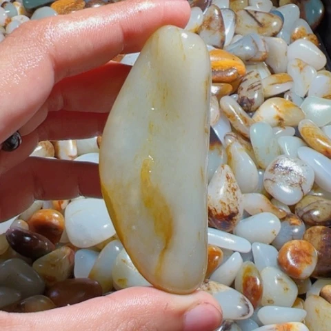 和田玉（糖玉）手链未镶嵌5