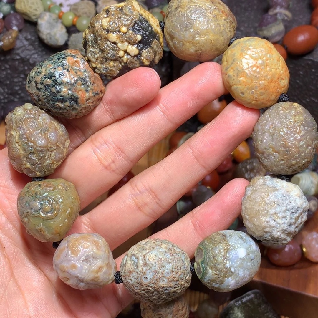 未镶嵌玛瑙/玉髓珠宝半成品