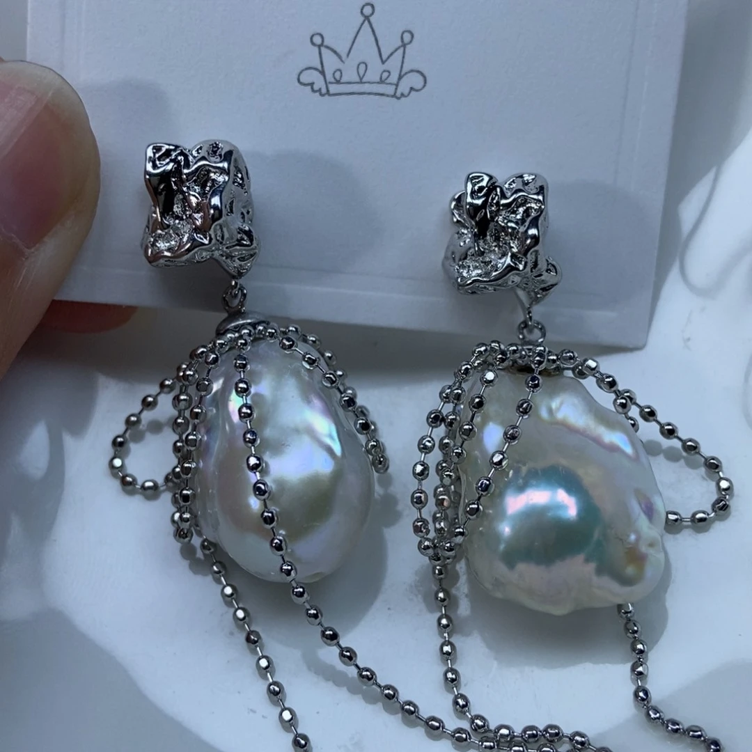 淡水珍珠耳环合金大*…特价362