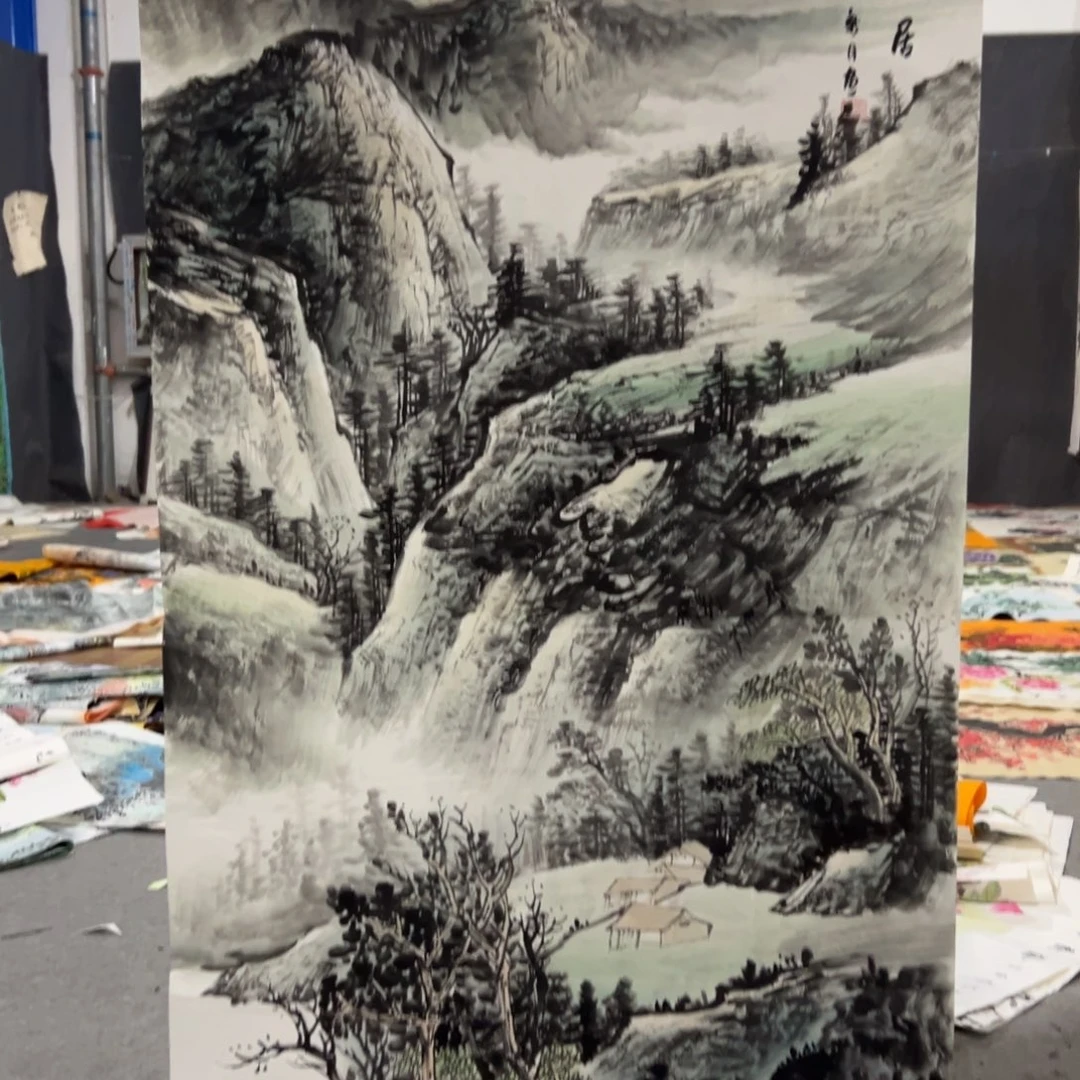 国画国画作品画心一张