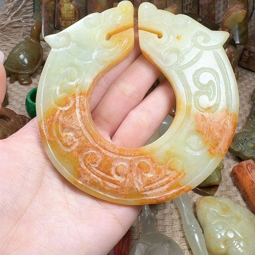 白玉菩提吊坠挂件