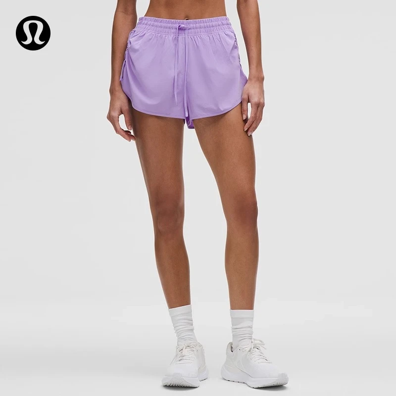 Side-Cinch 女士运动侧边抽绳高腰短裤 1.5"丨lululemon丨LW7DDZS