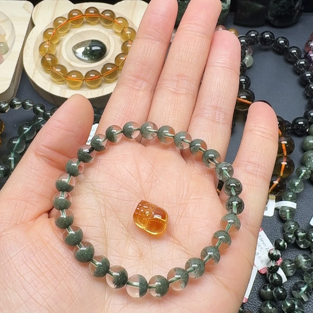 水晶未镶嵌手链水晶定制