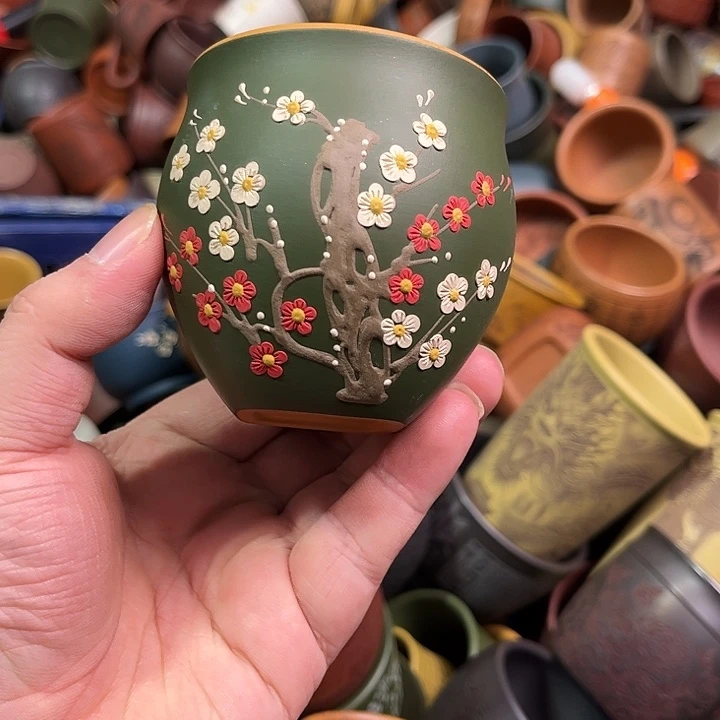 紫砂茶杯全手工紫砂主人杯