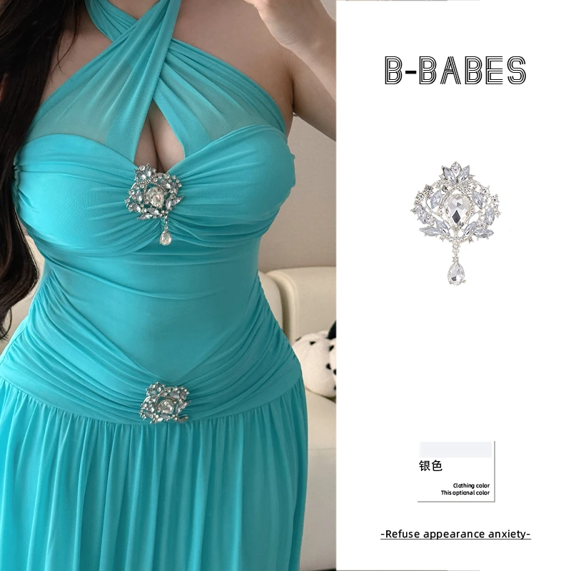 B-babes-【胸针】轻奢水钻合金胸针小众高级感别针diy高档ins胸花