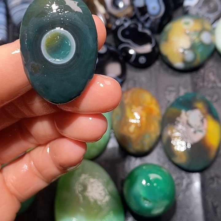 蜉***梦玛瑙/玉髓合金颈饰