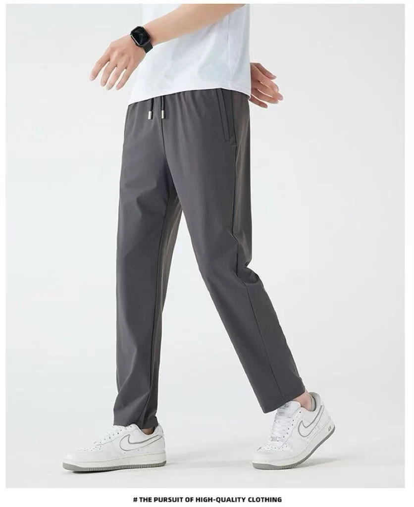 男士高端冰丝休闲长裤夏季薄款轻薄透气333/666