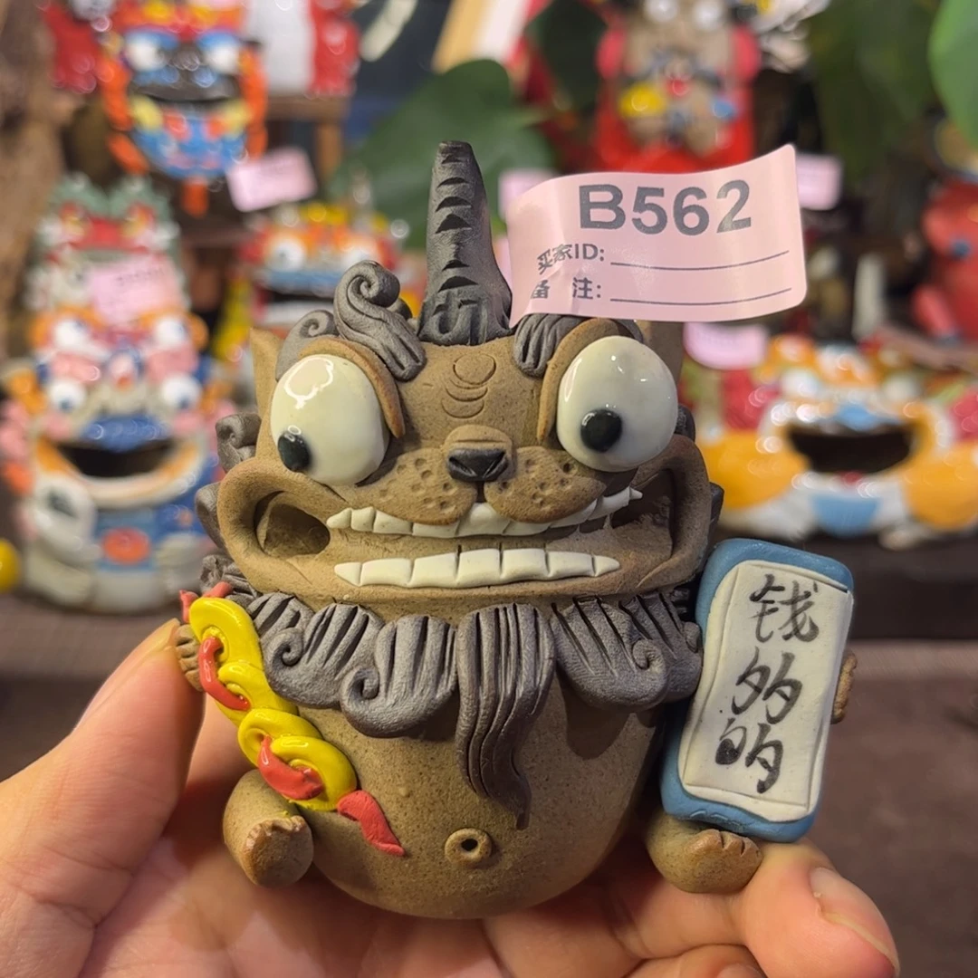 泥塑纯手工茶宠摆件