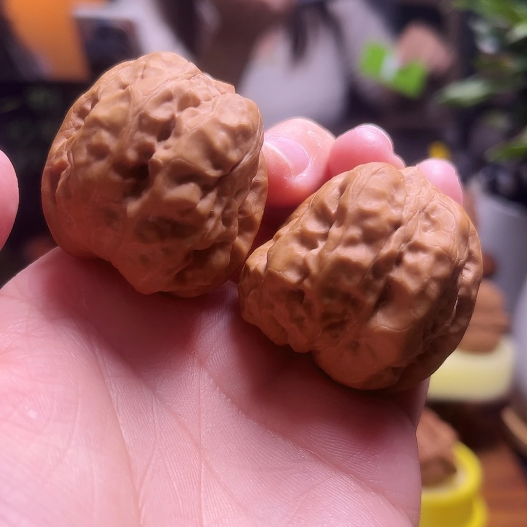 文玩核桃把件36尺白茬蛤蟆1