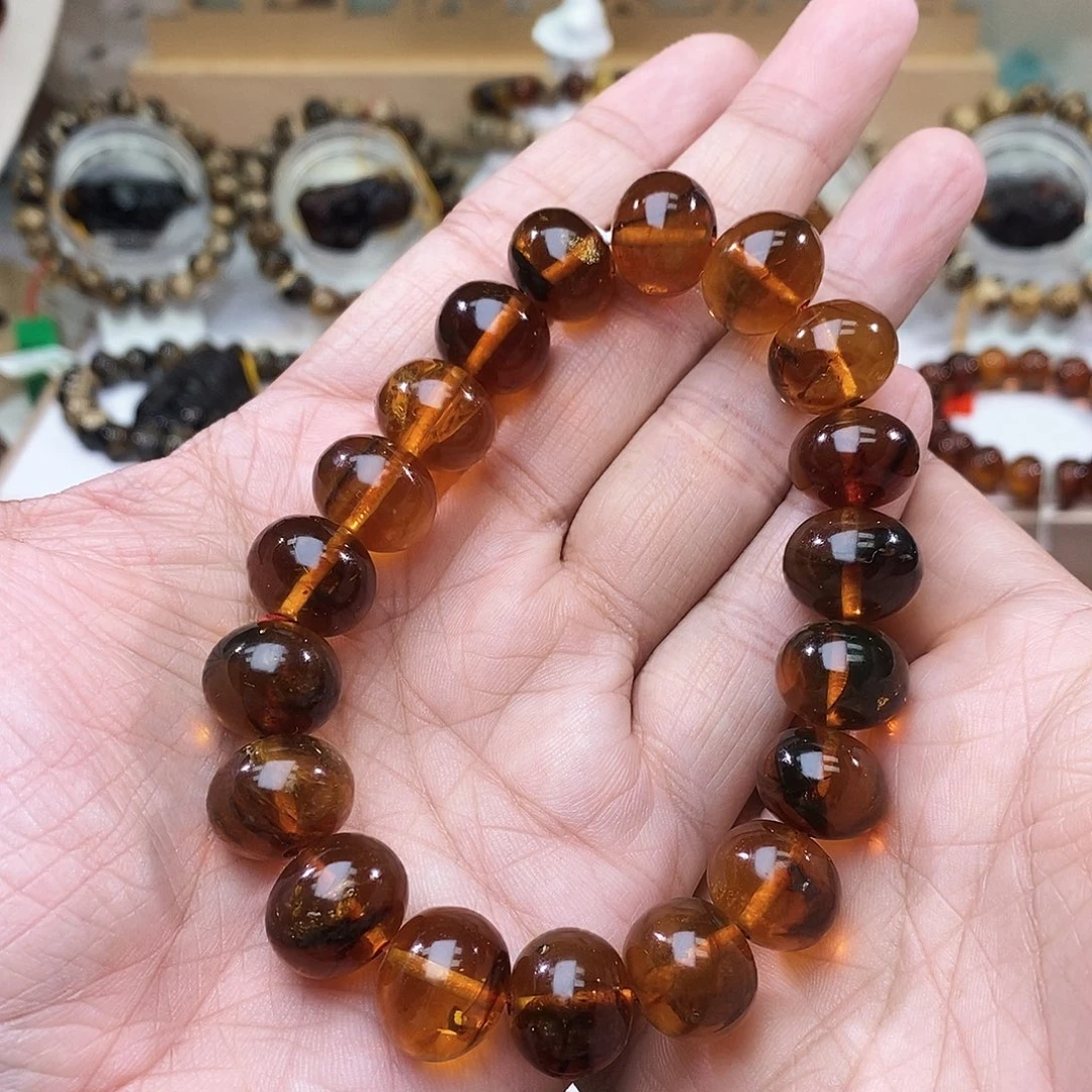琥珀未镶嵌手链14