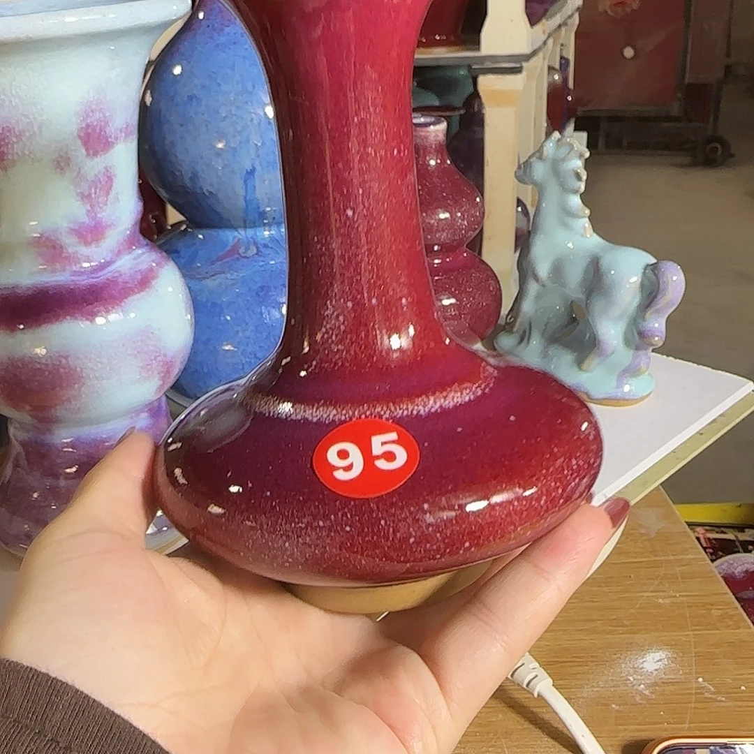 瓷摆件郑家钧窑摆件