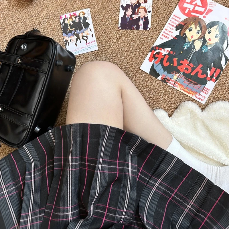 星鸣鹿原创 暗恋 正版制服jk格裙校供感春夏季高腰半身裙百褶裙女