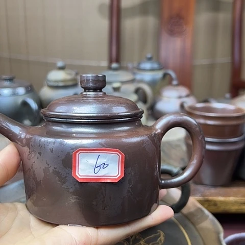 s***o戬谷龙窑坭兴陶柴烧壶60