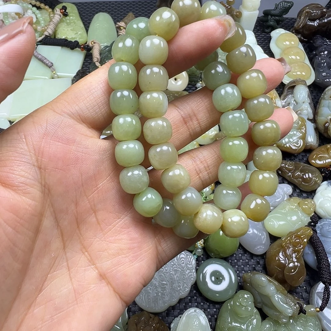 和田玉未镶嵌颈饰卡10买一送一福利