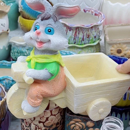 多肉绿植陶瓷花盆9.9包邮