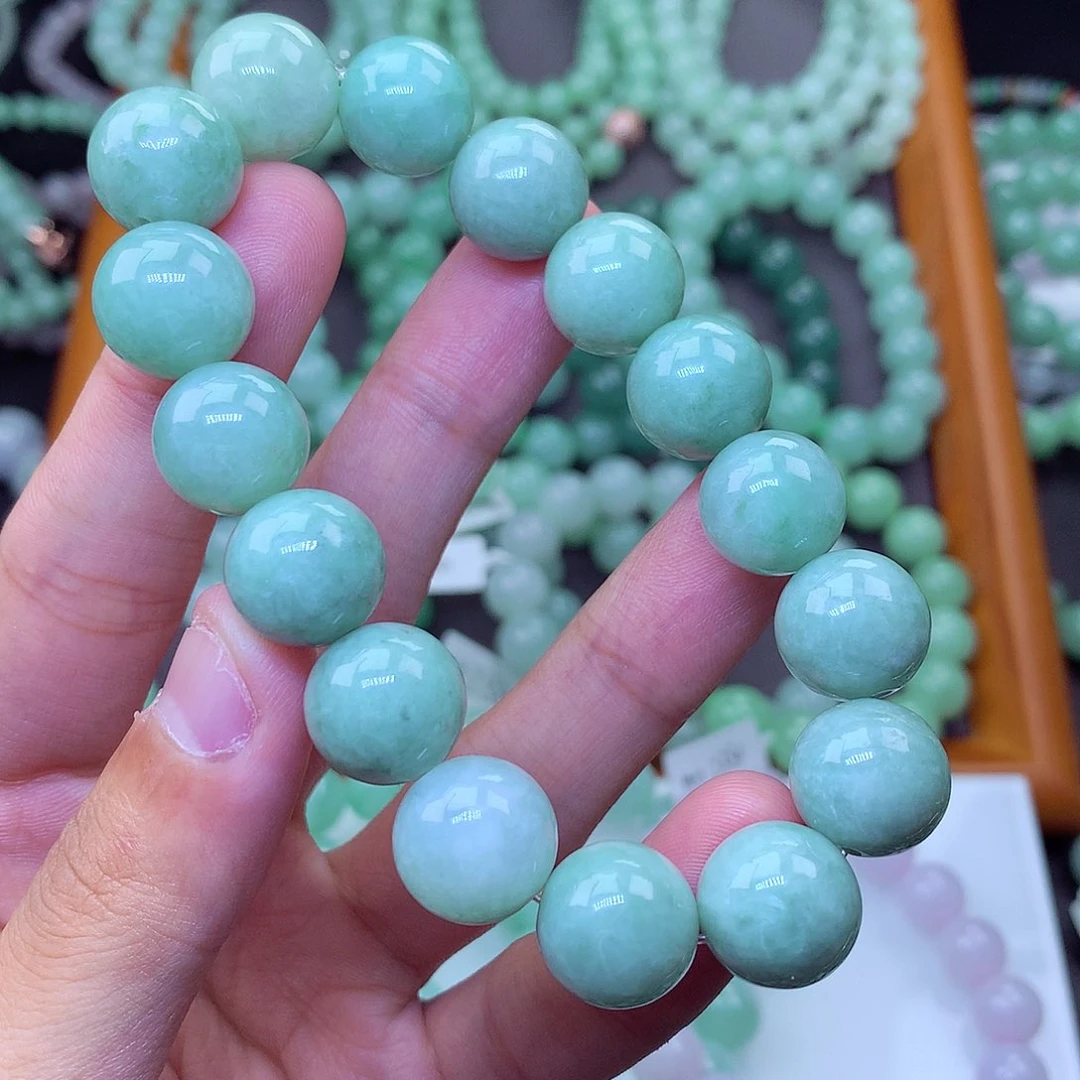 翡翠未镶嵌毛衣链