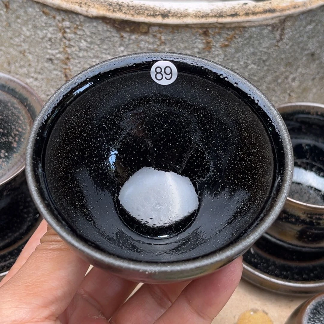 茶盏义兴龙窑坚持真柴烧微瑕