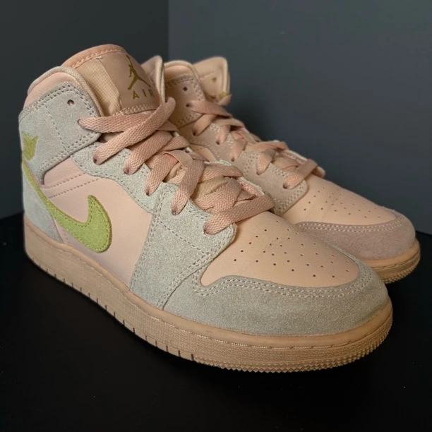 95新 maje 38码 Air Jordan1 AJ1 GS 休闲鞋 珊瑚金 无盒