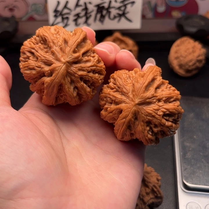 文玩核桃把件1807粗筋45