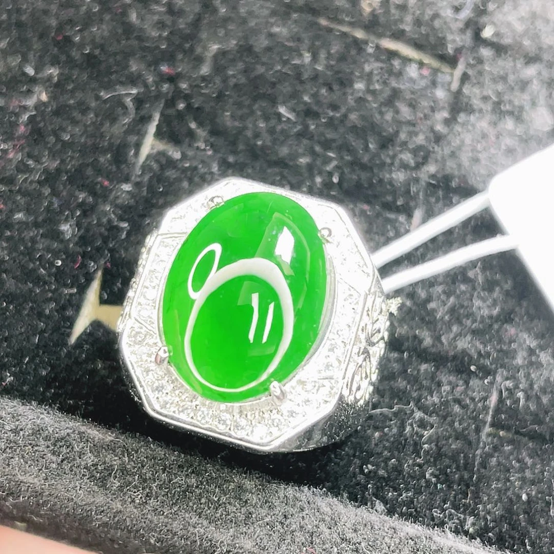 翡翠未镶嵌颈饰38