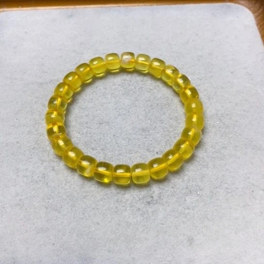 蜜蜡裸石未镶嵌手串