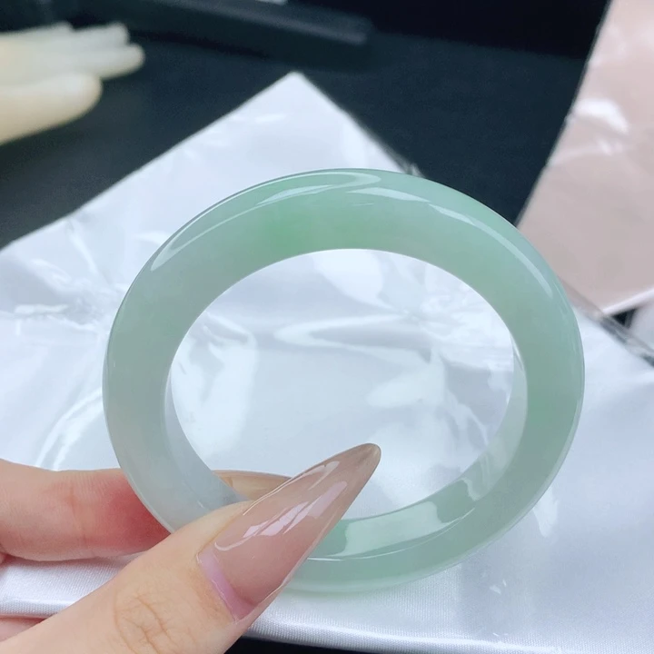 未镶嵌手镯翡翠54-55圈口