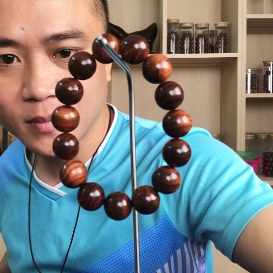 黄花梨/降香黄檀手串/手链1.5紫油梨手串