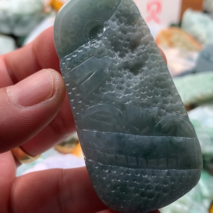 颈饰未镶嵌翡翠保真天然a货翡翠