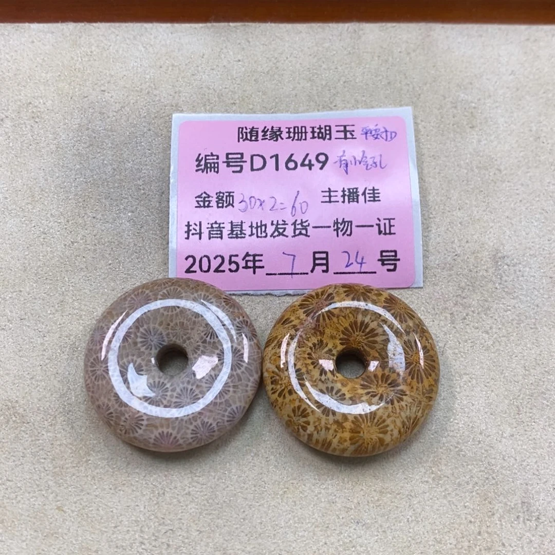 硅化珊瑚（珊瑚玉）D1649未镶嵌林