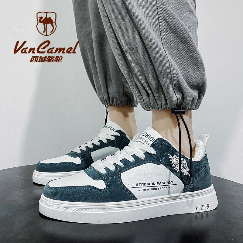 西域骆驼鞋子爆款鞋业男鞋韩版小白夏季潮流百搭学生空军一号休闲