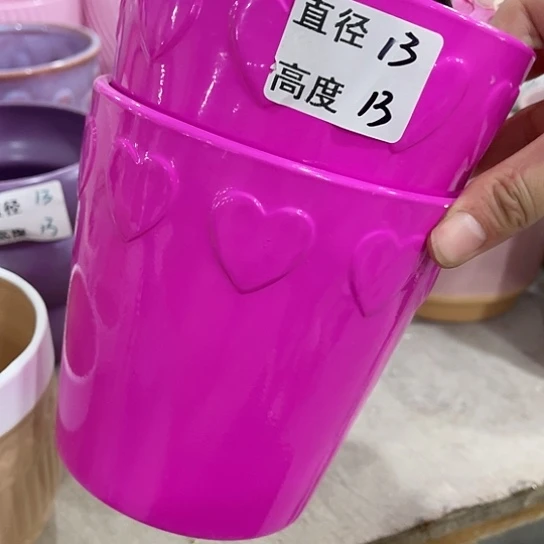 多肉绿植陶瓷花盆9.9包邮，有孔