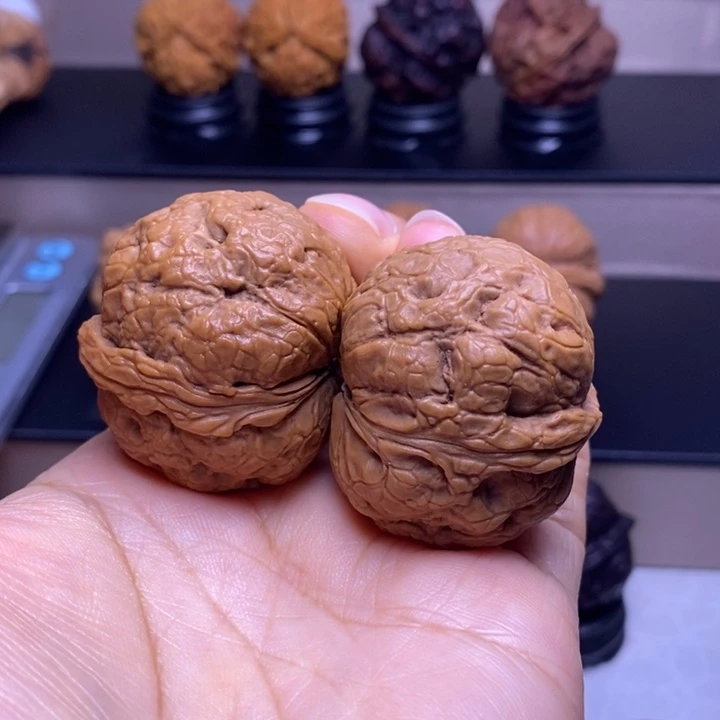 小***希文玩核桃把件麒麟背32