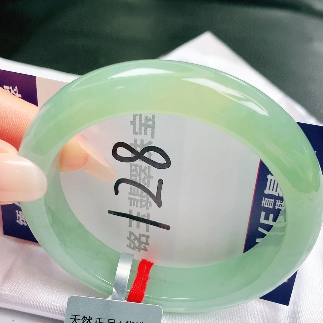 翡翠未镶嵌手镯缅甸天然a货翡翠手镯