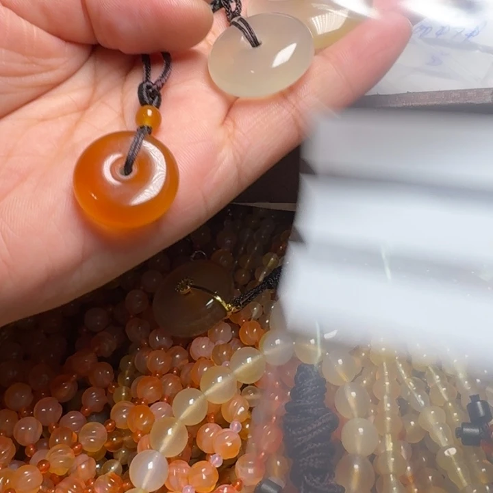 玛瑙/玉髓颈饰合金小**～132