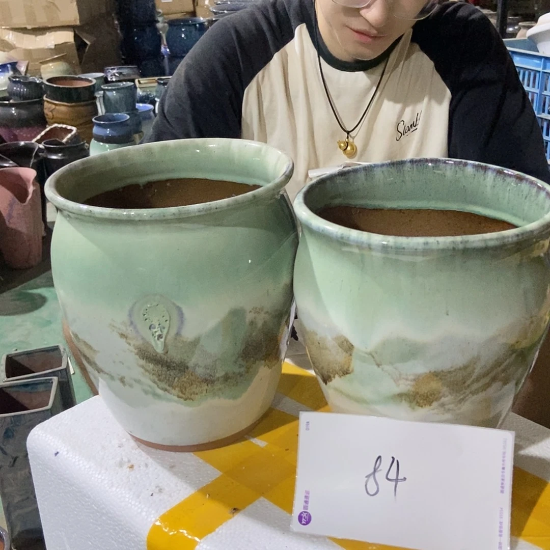 紫砂花盆花盆花84
