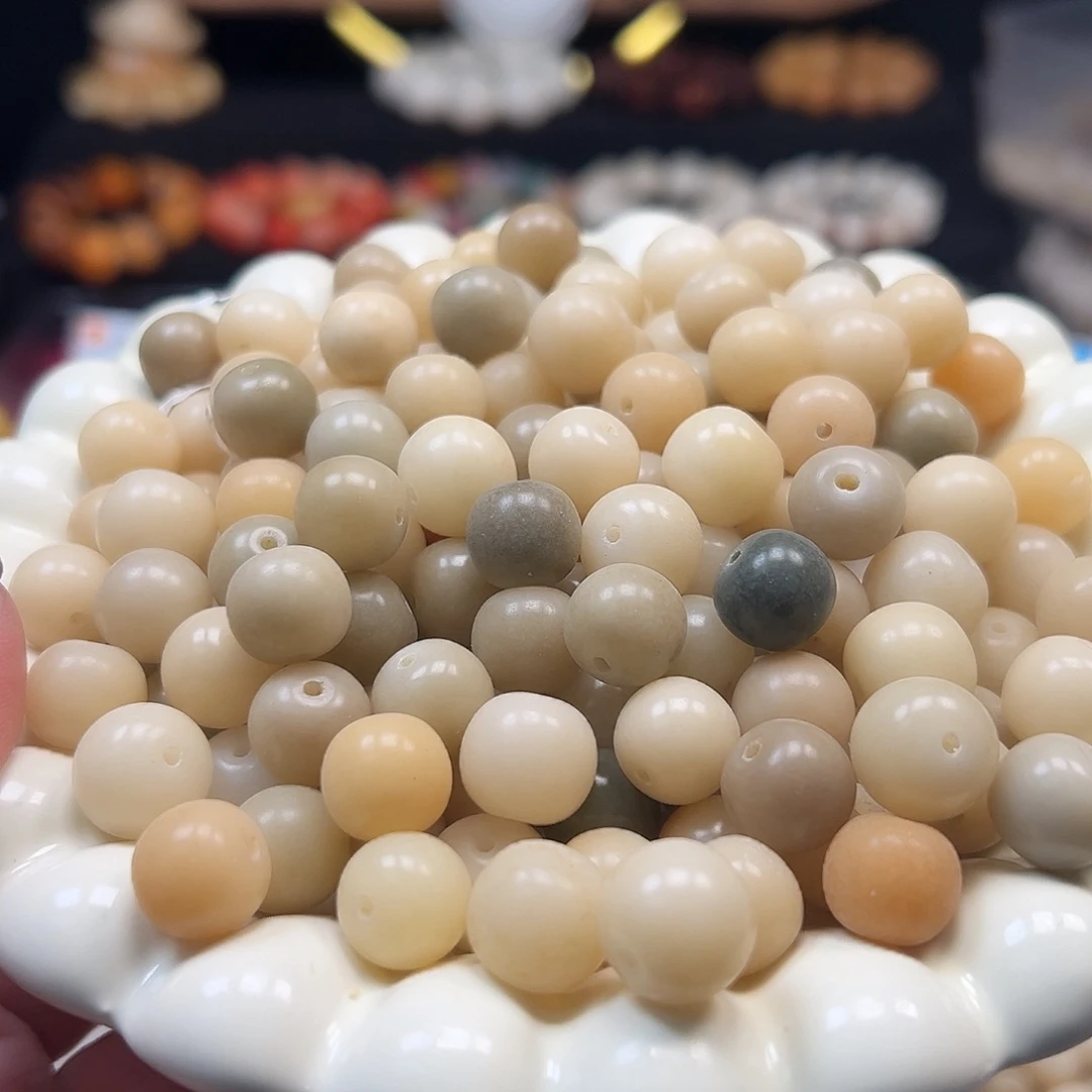 手串菩提根/象牙果微瑕卡12/13左右原色苹果200颗