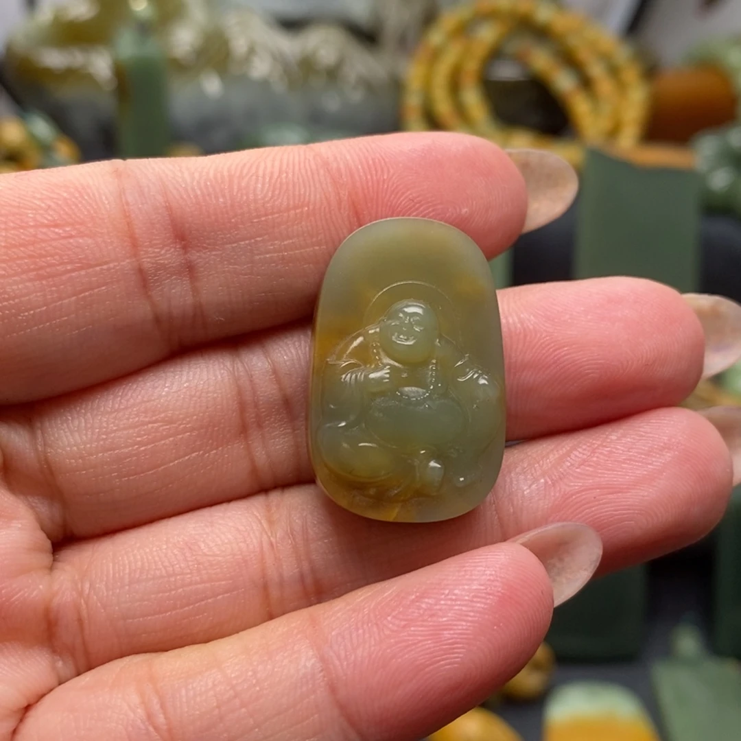 岫岩河磨玉（透闪石质玉）未镶嵌挂件