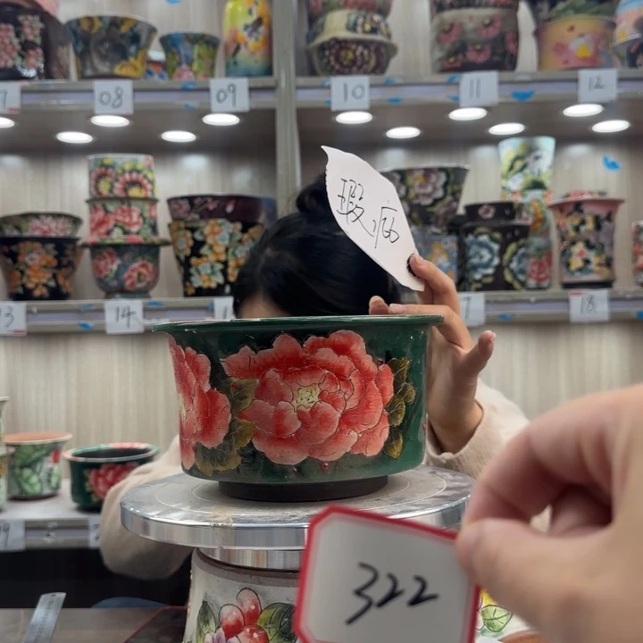 紫砂花盆瑕疵瑕疵322