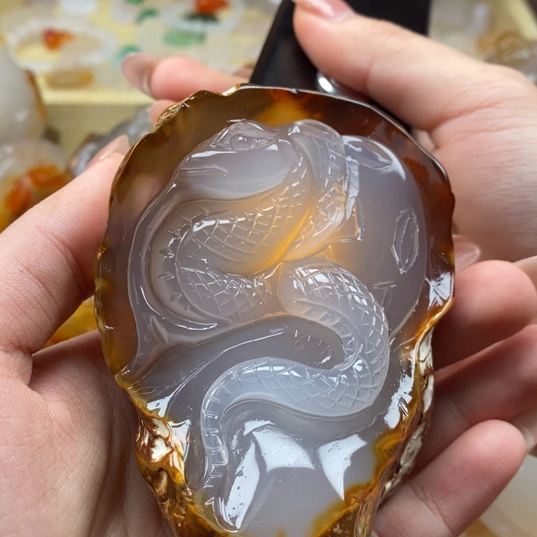 玛瑙/玉髓未镶嵌颈饰