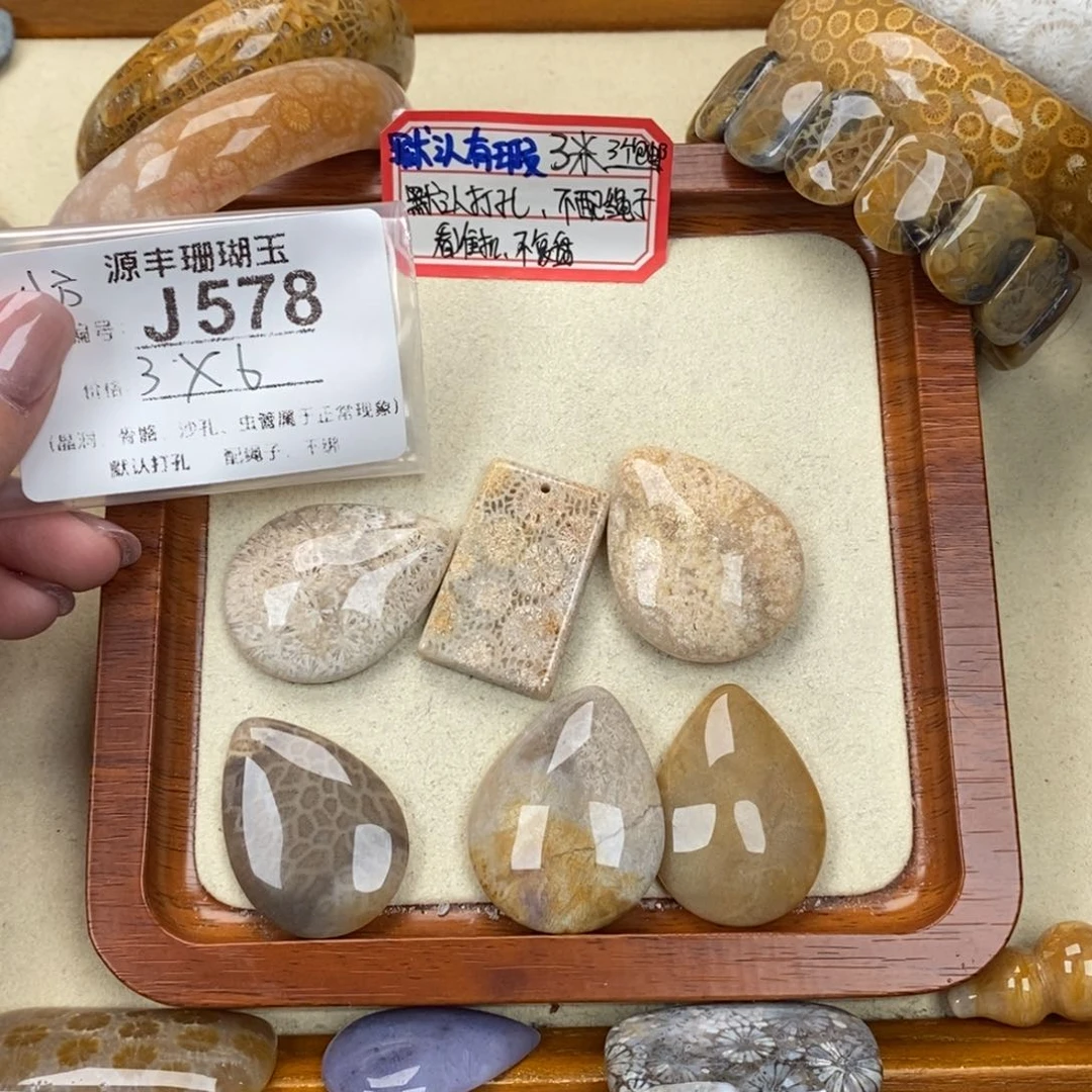 硅化玉颈饰未镶嵌钱****来