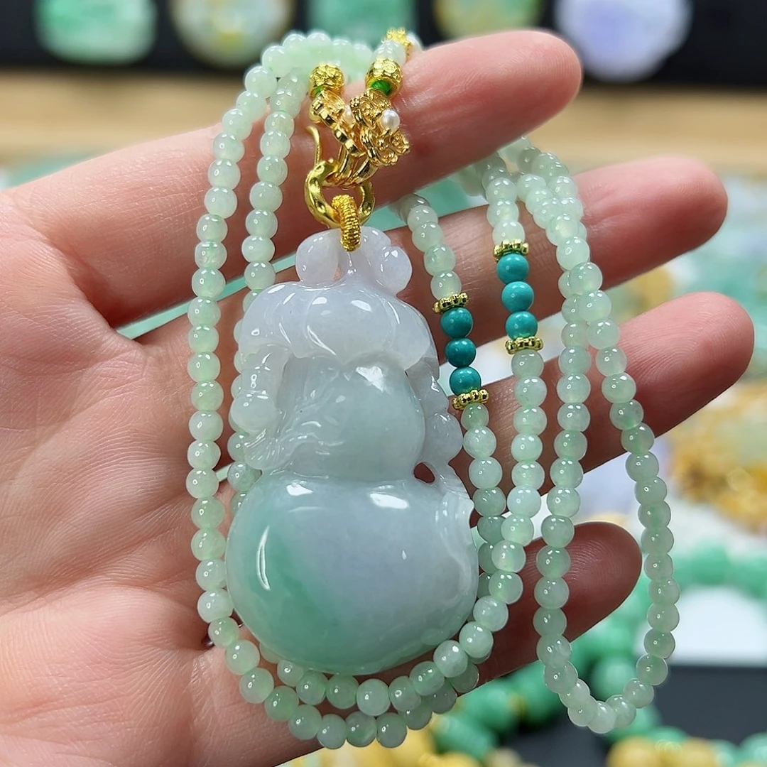 颈饰未镶嵌翡翠吊坠